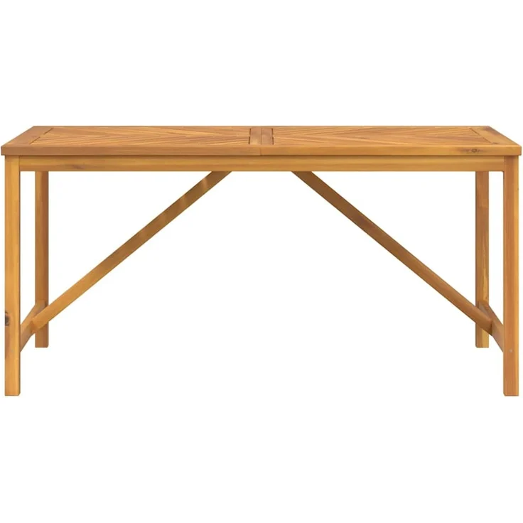 Gartentisch, Esstisch, Küchentisch 150 x 90 x 74 cm Massivholz Akazie – Bild 3