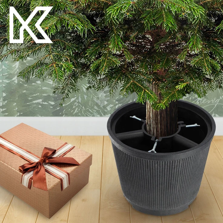 KADAX Großer Weihnachtsbaumständer, Weihnachtsbaumständer, 2,5 m – Bild 9