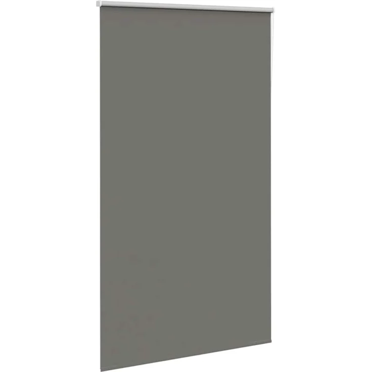 vidaXL Verdunkelungsrollo Grau 140x210cm Stoffbreite 136,6cm Polyester 4011188 – Bild 1