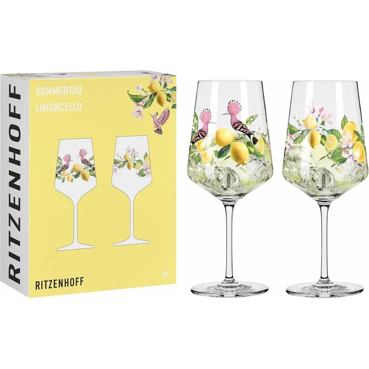 Ritzenhoff 6041005 Aperitifglas-Set F24 SOMMERTAU Limoncello Ramona Richter 2024 – Bild 1