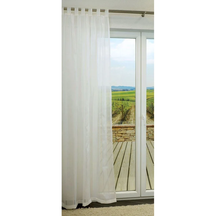 Lysel - Schlaufenschal Dorado #1W in den Maßen (B x H): 145x240 cm in Weiß/Weiß – Bild 1