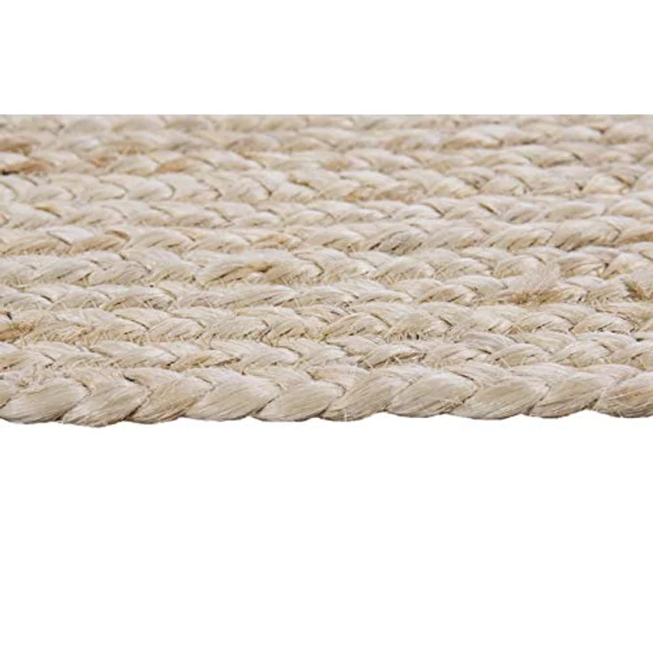 LUXOR living Teppich Salo, rechteckig, Höhe: 6 mm, Juteteppich, handgeflochten, Flecht Design, 100% Naturfaser – Bild 5