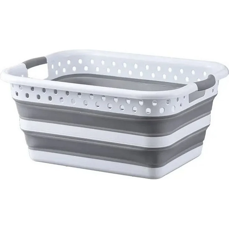 König Design Wäschekorb faltbar Wäschesammler Wäschebox Wäschetonne Organizer (1 St, Wäschekorb), Laundry Baskets Wäschewanne robust, platzsparend, Aufbewahrungskorb – Bild 1