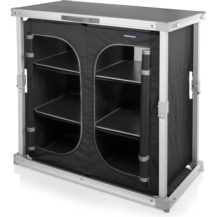 Campingschrank TOLEDO faltbar 6 Fächer Stoffschrank 84x50x80cm – Bild 2