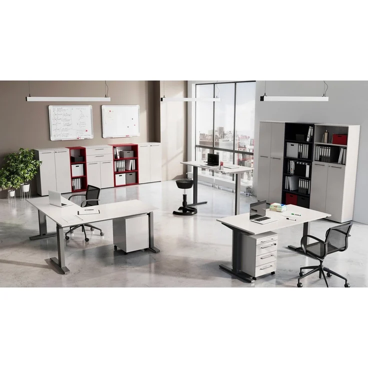 Aktenschrank AGENDA Aktenschrank Weiß – Bild 3