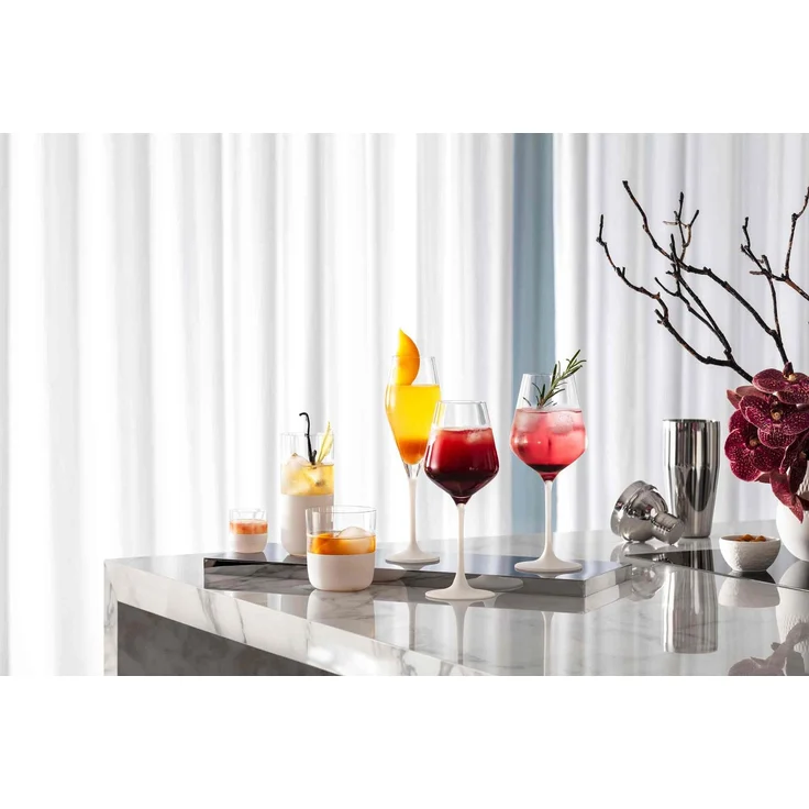 Villeroy & Boch Manufacture Rock Blanc Longdrinkbecher 300 ml 4er Set – Bild 7