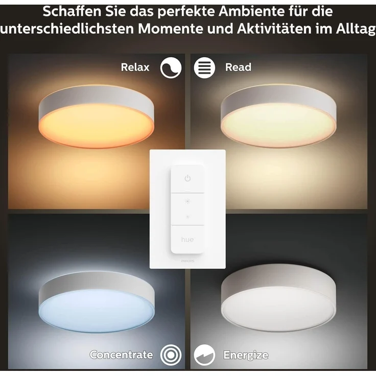 Philips Hue Enrave, extra große Deckenleuchte (Weiß) – Bild 5