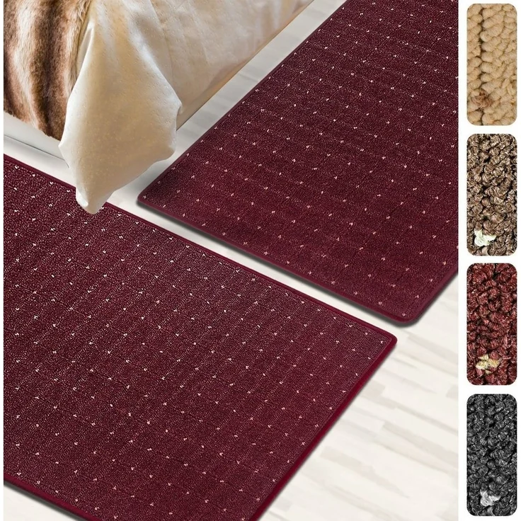 Floordirekt Bettumrandung Rapido, 4 Farben & 3 Größen, Bettvorleger, Höhe 5 mm, (3-tlg) – Bild 2