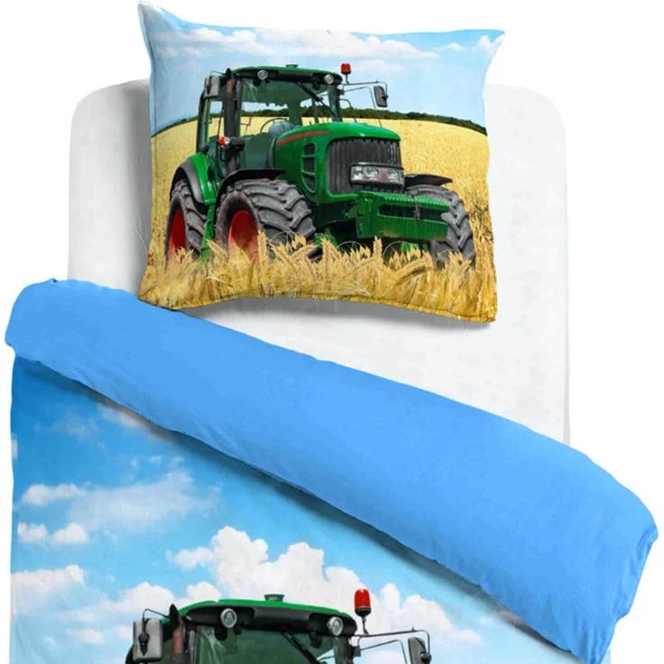 Traktor Bettwäsche Digitaldruck ESPiCO Sleep and Dream 135 x 200 + 80 x 80 cm – Bild 2