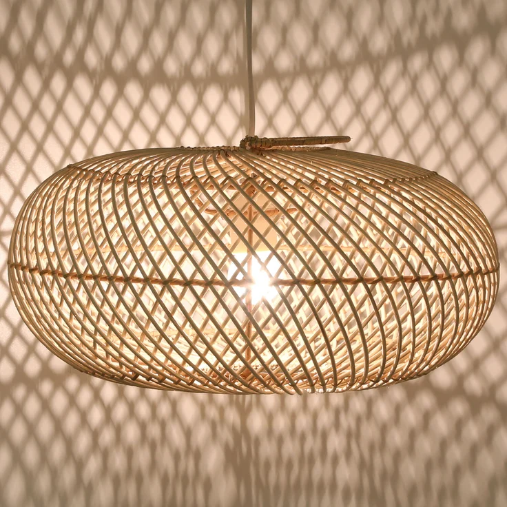 Rattan Lampe Esra S – Bild 1