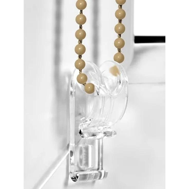 Doppelrollo Klemmfix ohne Bohren Rollos für Fenster und Tür Seitenzugrollo, Sonello, blickdicht, ohne Bohren, freihängend, Klemmfix, 30cm x 100cm Beige Duo Rollo, Lichtschutz, Jalousie mit Klemmträger – Bild 5