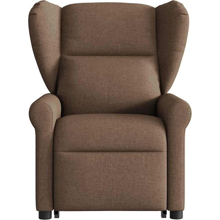 vidaXL Elektrischer Massagesessel mit Aufstehhilfe Braun Stoff 3303408 – Bild 3