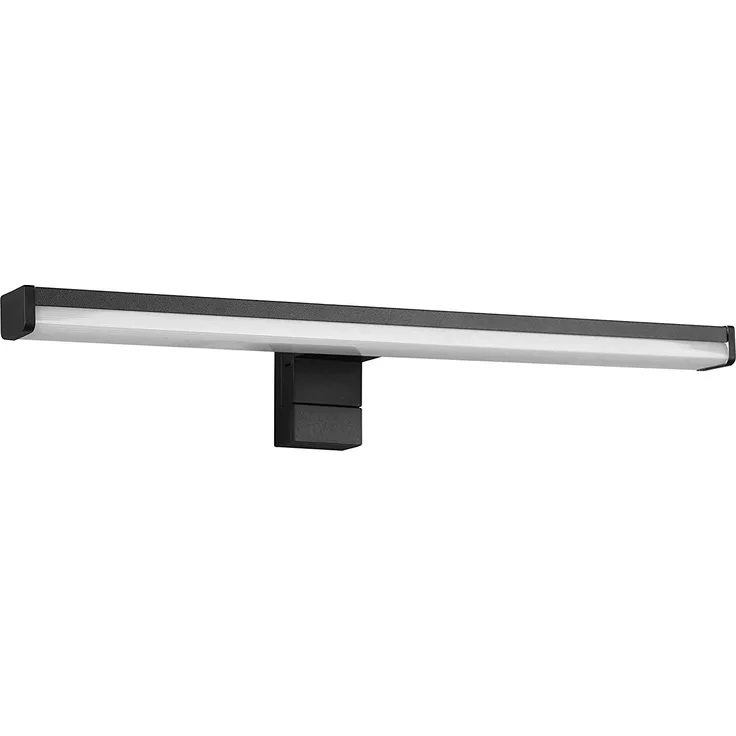 Trio Leuchten LED Badezimmer Wandleuchte LINO in Schwarz, Breite 40cm - Spiegelleuchte