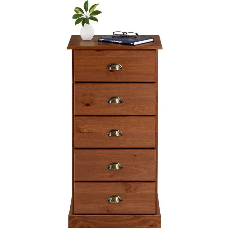 IDIMEX Kommode PARIS, Kommode mit 5 Schubladen Apothekerkommode Holzschrank Mehrzweckkommode – Bild 3