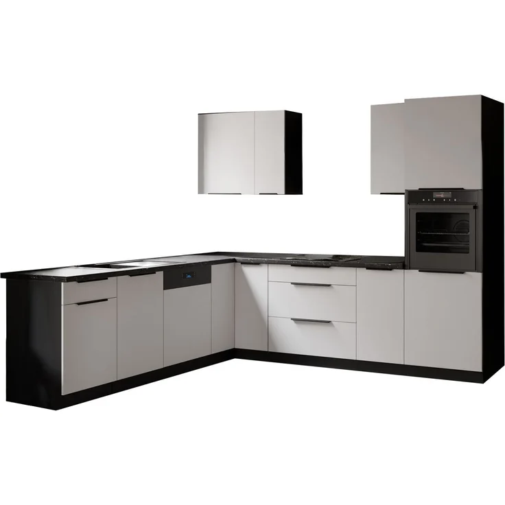 Winkelküche ARIA K-BL ECKE 2 - 250 x 270 cm Anti Fingerprint Küchenzeile Küchenblock Singleküche Einbauküche Küche Eckküche – Bild 16