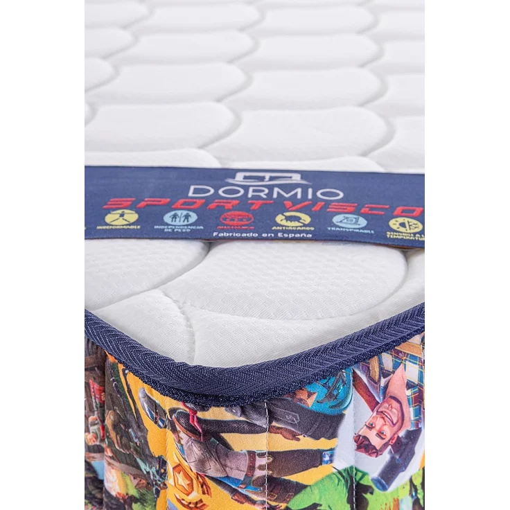 Dormio Sport Visco Matratze, viskoelastisch, geeignet für Nestbett, atmungsaktiv, milbendicht, Maße 90 x 200 cm, Höhe 14 cm – Bild 9