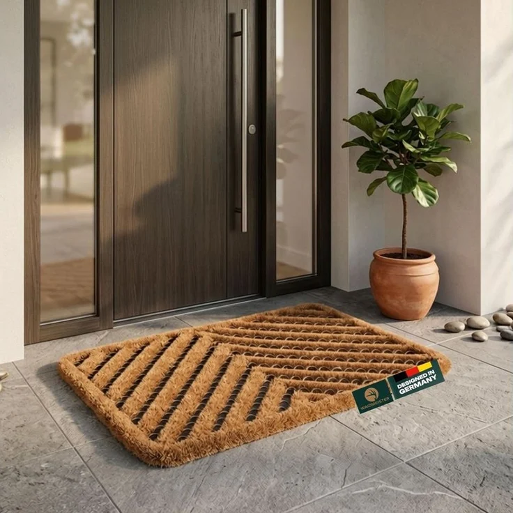 Waidmeister Fußmatte Fußmatte Kokos Außen 40x60 cm – Wetterfeste Schmutzfangmatte – Bild 5