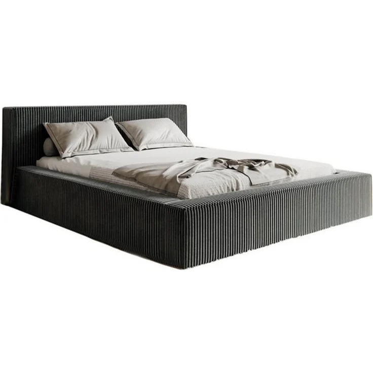 Compleo Polsterbett CORD mit Stauraum ASTA, Modern design (Kostenlose Lieferung! TOP ANGEBOT), Viele Varianten zur Auswahl – wählen Sie Größe und Farbe! – Bild 3