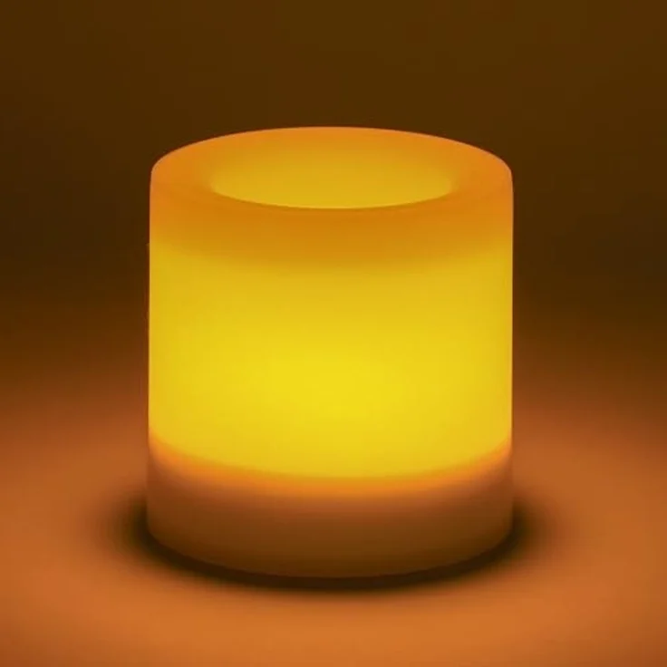 Solar Kerze mit Flammeneffekt Ella 100 x 100 mm – Bild 5