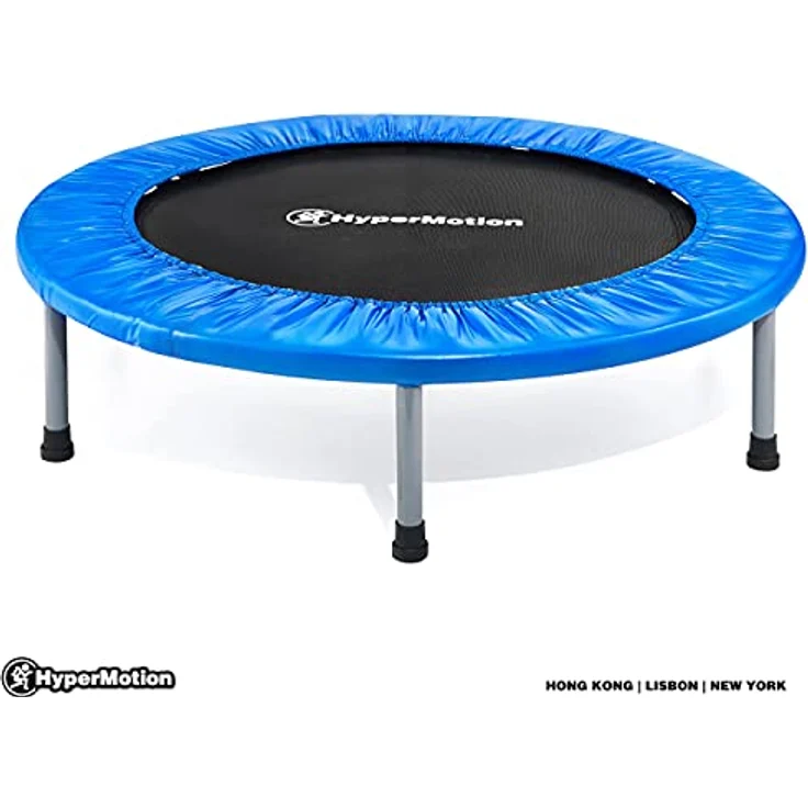 HyperMotion Mini Trampolin für Kinder, 91 cm faltbar, rutschfest, Indoor & Outdoor, bis 25 kg, blau – Bild 7