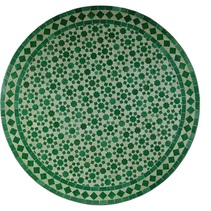 Mosaiktisch aus Marokko - Rund -M60-10 – Bild 5