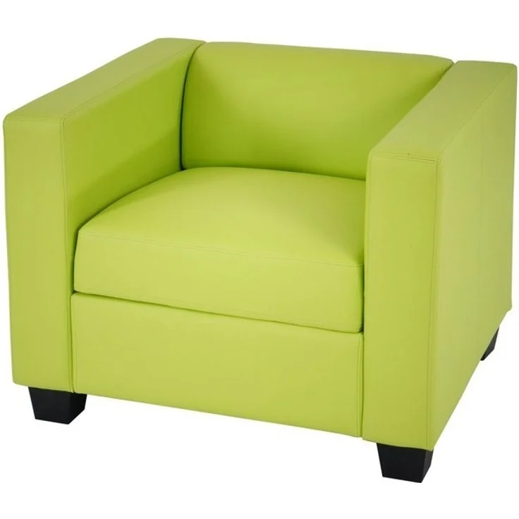 MCW Sessel Lille, Bequemes Polster, Lounge-Stil, Kunststofffüße, Hohe Standfestigkeit – Bild 4