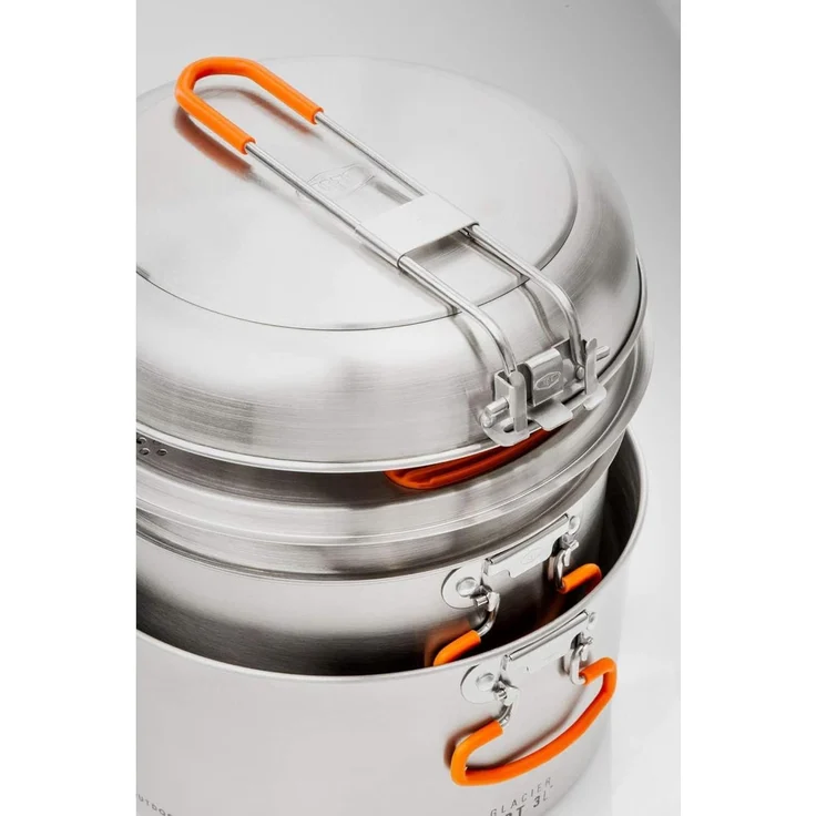 GSI Outdoors 68183 Set Edelstahl Silber Orange Silikon Edelstahl – Bild 6
