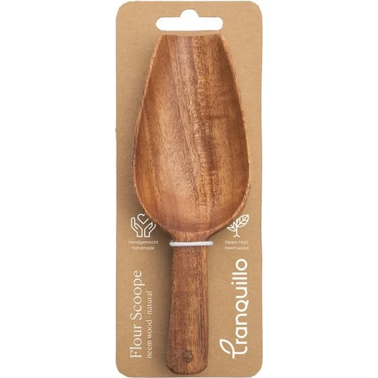 Tranquillo Schöpflöffel Mehlschaufel NATURAL NEEM
