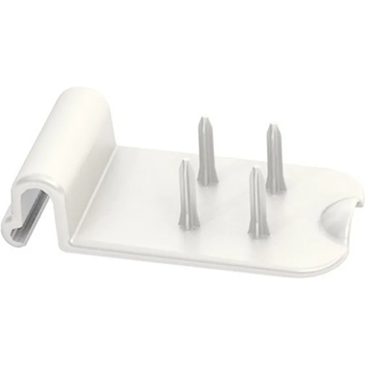 Ornamin Frühstücksbrett ORNAMIN Kleines Essbrettchen mit Zubereitungshilfe, Qualitätskunststoff, (Set, 2-St, 1x Essbrettchen I 1x Zubereitungshilfe), Esshilfe l Anti-Rutsch I bruchstabil I Made in Germany