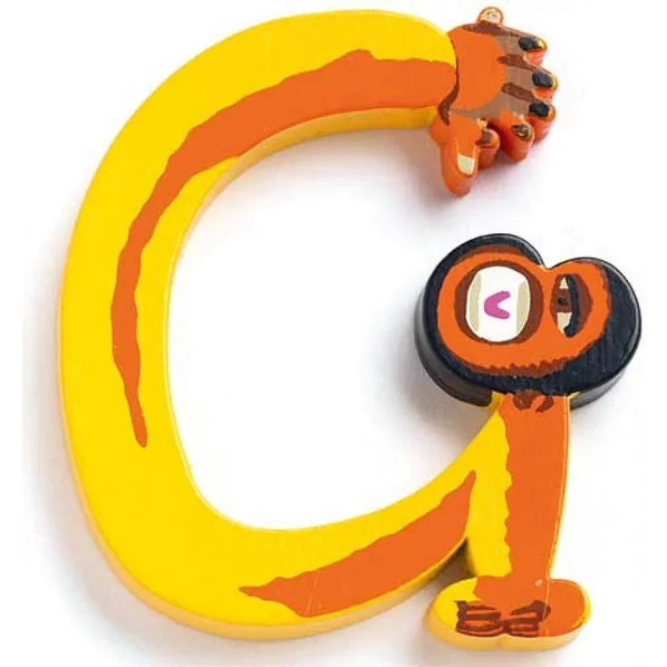 Djeco 'Tier' Holzbuchstabe, Buchstabe 'G'