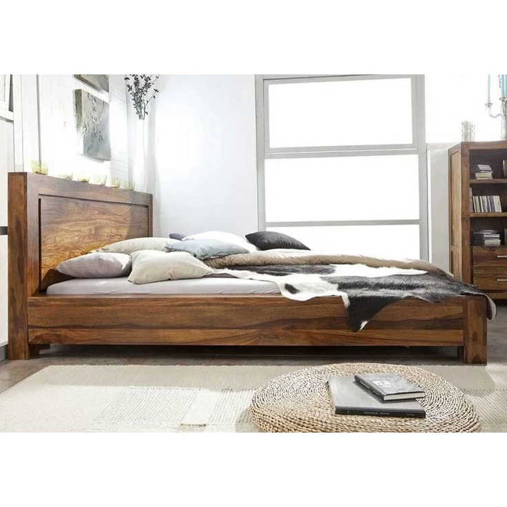 Bett Sheesham 160x200x90 life honey lackiert METRO LIFE #136 – Bild 3