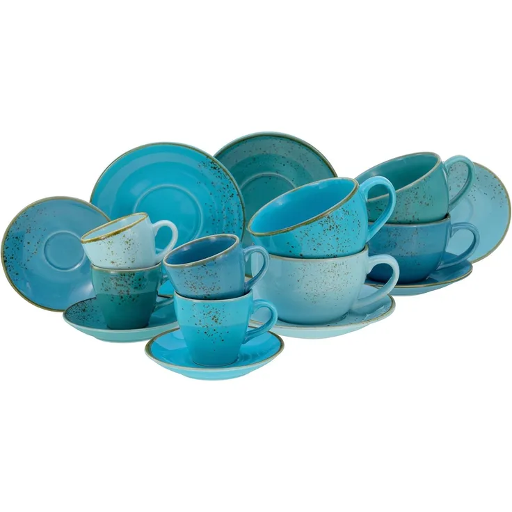 Nature Collection Aqua, Tassenset 16-tlg (mo)