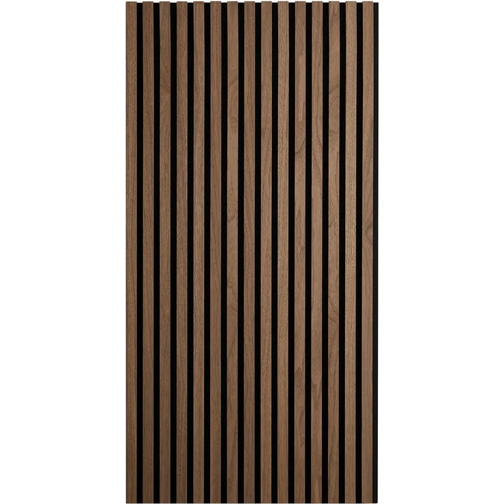 Akustikpaneel 60 x 120 cm 1 Stück Akustikpaneele Holz Braun Paneele Wandpaneele Deckenpaneele 3D Wandpaneel Wandverkleidung Dekorpaneel – Bild 1