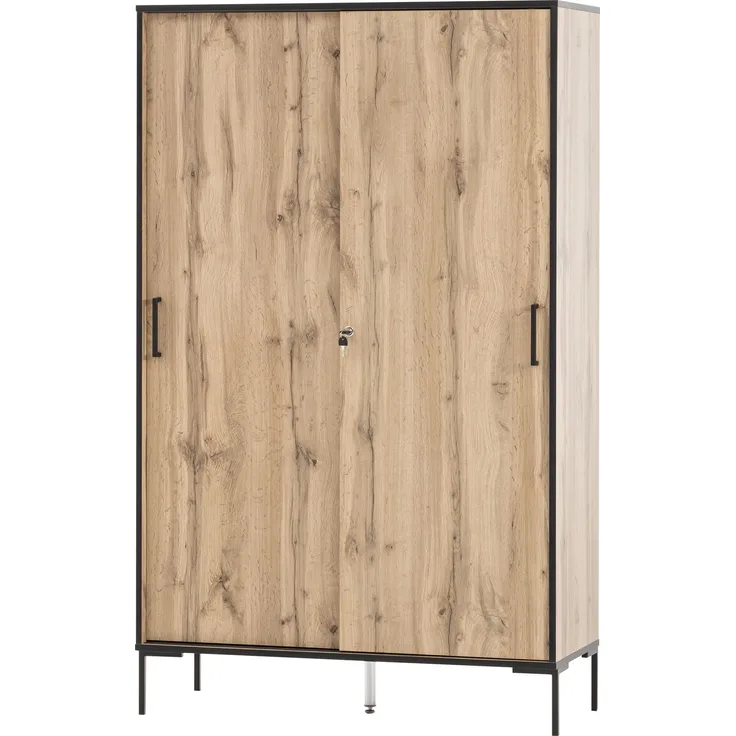 Schildmeyer ‘Serie 2000‘ Büro Hochschrank, Eiche Landhaus, Breite 100,1 cm, Made in Germany