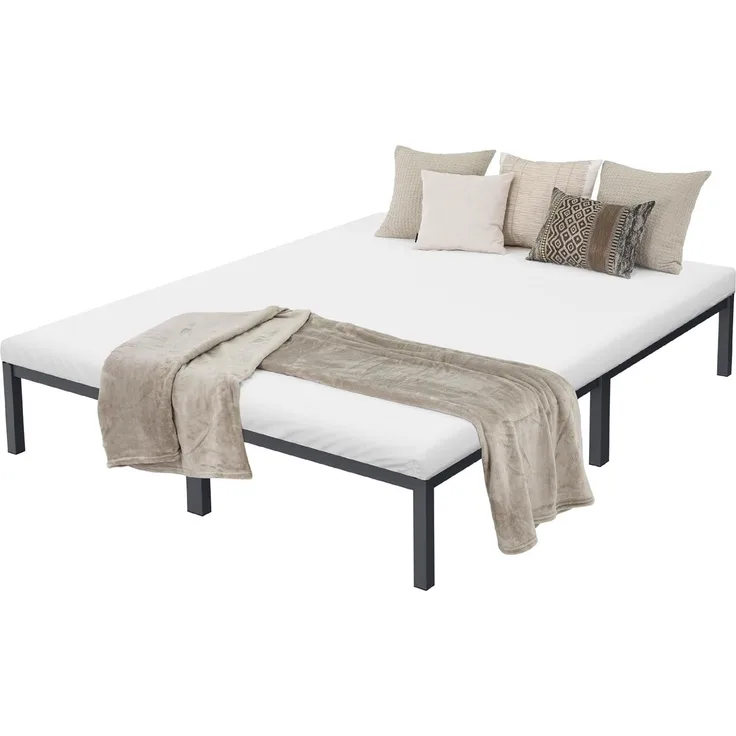 ML-Design Metallbett auf Stahlrahmen mit Lattenrost, Anthrazit, 160x200 cm