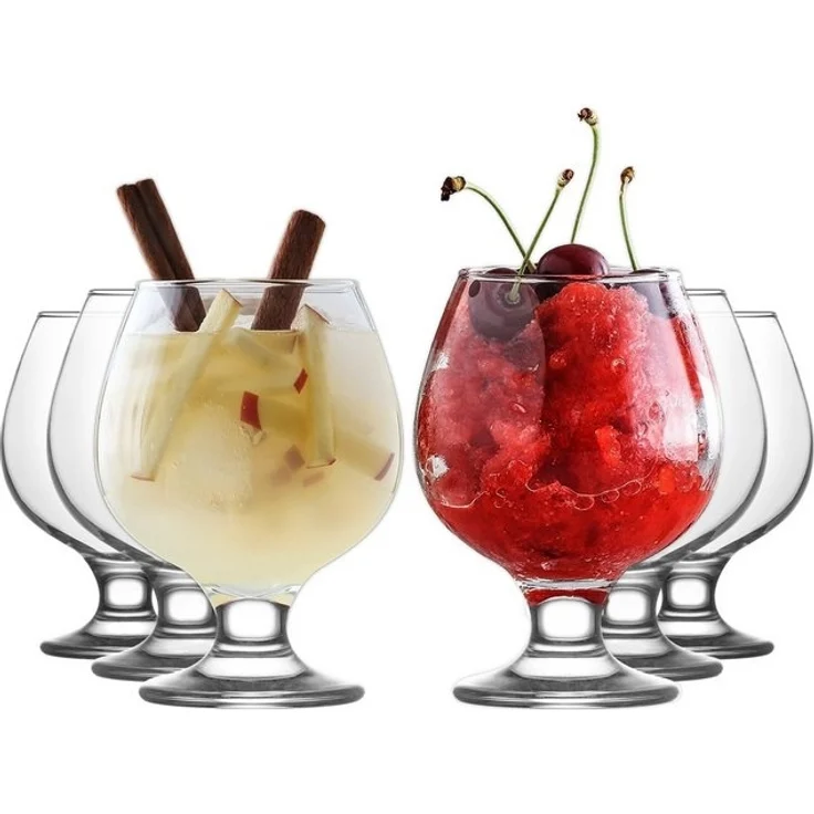 LAV Cocktailglas LAV Misket Premium Weingläser 6er Set, 390cc, Klare Kelchgläser – Bild 4