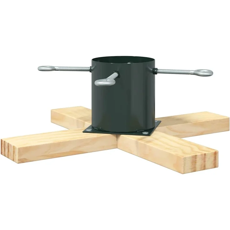 vidaXL Weihnachtsbaumständer Grün 50 x 50 x 16 cm Massives Kiefernholz 42019194 – Bild 1