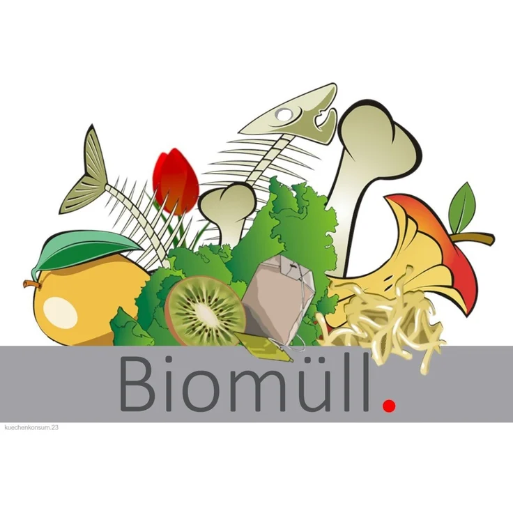 Hailo Deckel 1068589 Biomüll Ersatzdeckel 7 8,5 10 Liter Inneneimer hellgrau – Bild 2