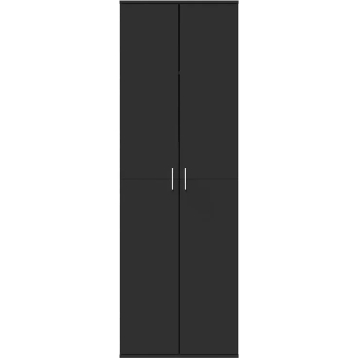 vidaXL Highboard Schwarz 60x35x180 cm Holzwerkstoff 3276666 – Bild 3