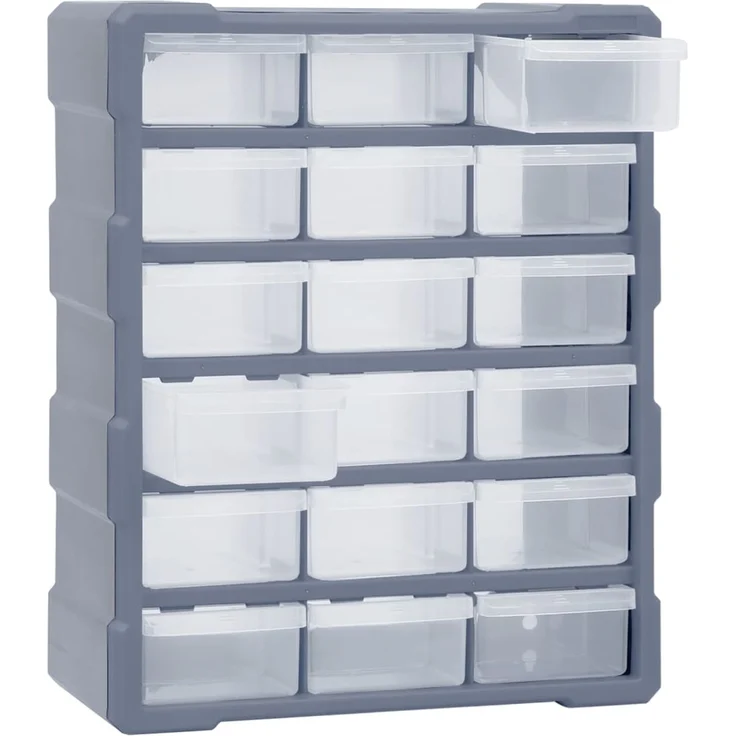vidaXL Multi-Schubladen-Organizer 18 Schubladen 38x16x47 cm 149598 – Bild 5