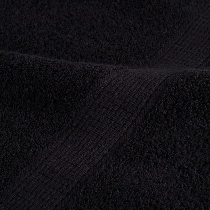 vidaXL Gästetuch SOLUND 4 pcs Schwarz 15 x 21 cm 550 gsm 137417 – Bild 5