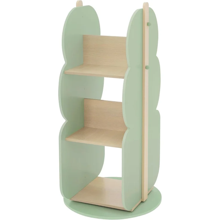 Joyz Spielzeugtruhe Kinderregal Kindermöbel Kinderzimmerregal Spielzeug Spielzimmer Möbel, Baum Bücherregal mit 5 Ablagen, 360° drehbar, MDF – Bild 1