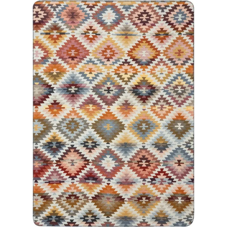 Biederlack Wohndecke Kuscheldecke 150x200 NomadLight Rauten Zickzack bunt 783042