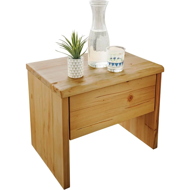MSZ Design Nachttisch UNIKA aus Fichte mit geölter Oberfläche Natur 50x36x42 cm – Bild 4