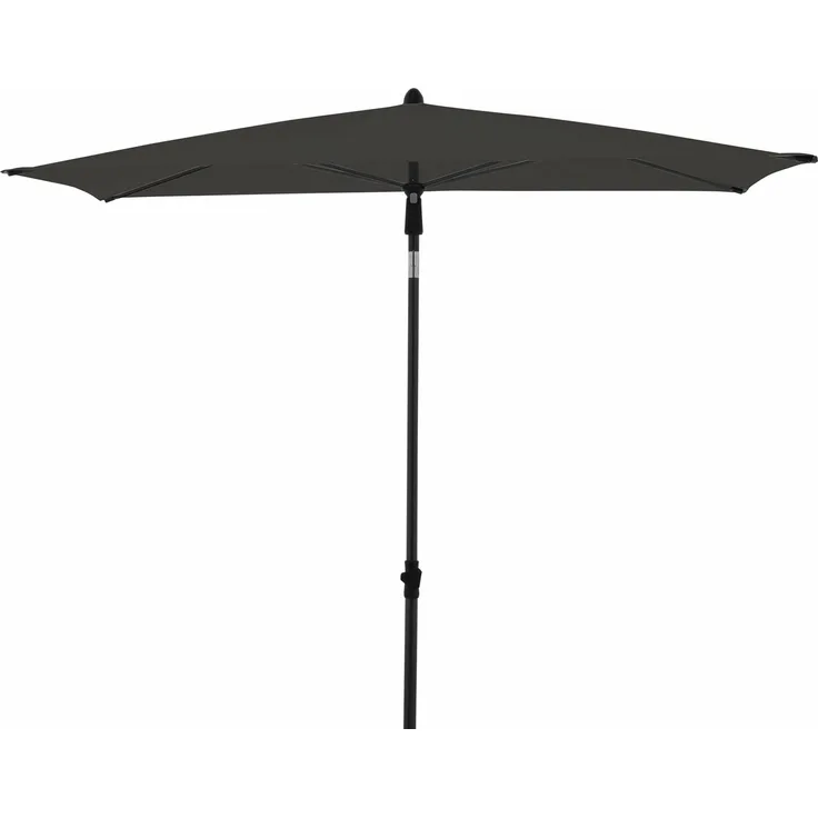 Derby Balkonschirm ca. 180x120 cm/4tlg. D. 840 anthrazit, Gestell anthrazit 22/25mm, ohne Volant