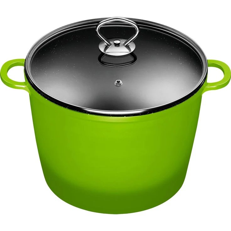 KING Kochtopf, Aluminiumguss, mit keramischer Innenbeschichtung, Ø 24 cm, 7 Liter, Induktion – Bild 3