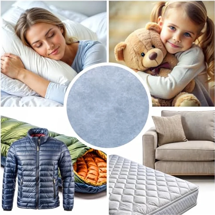 Feluna Kissenfüllung Flauschiges Polyester Füllmaterial, Füllwatte für Kissen, Stofftier- & Bastelwatte – Bild 6