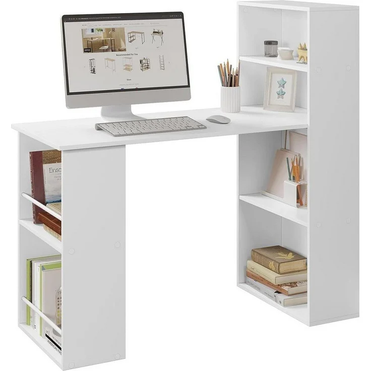 EUGAD Schreibtisch (1-St), Eckschreibtisch mit Regalen und Stauraum – Bild 1