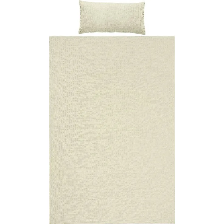 REDBEST Bettwäsche Bettwäsche "Detroit", Polyester, Microfaser-Seersucker Uni