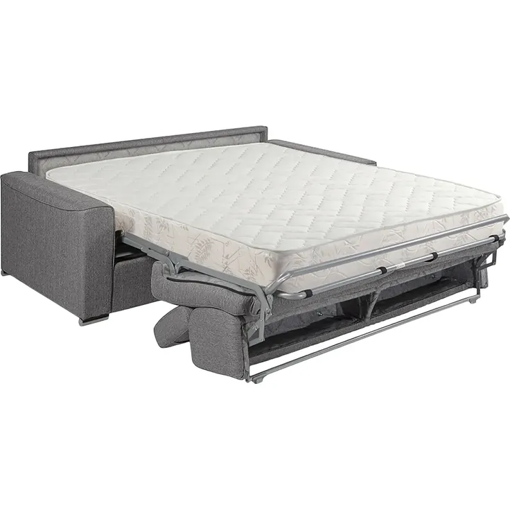 Vente-unique - VIZIR Sofa Stoff Violett - B 223 cm94 cm x H 110 cm95 cm x L 216 cm – Bild 3